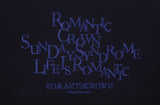 ロマンティッククラウン(ROMANTIC CROWN) CEREMONY LAUREL SWEATSHIRT_NAVY