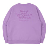 ロマンティッククラウン(ROMANTIC CROWN) CEREMONY LAUREL SWEATSHIRT_PURPLE