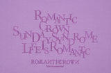 ロマンティッククラウン(ROMANTIC CROWN) CEREMONY LAUREL SWEATSHIRT_PURPLE