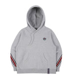 ロマンティッククラウン(ROMANTIC CROWN) STRIPE BANDING HOODIE_GREY