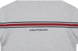 ロマンティッククラウン(ROMANTIC CROWN) STRIPE BANDING HOODIE_GREY