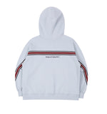 ロマンティッククラウン(ROMANTIC CROWN) STRIPE BANDING HOODIE_SKY BLUE