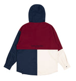 ロマンティッククラウン(ROMANTIC CROWN)COLOR BLOCK HOODIE SHIRT_NAVY
