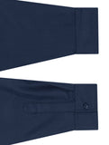 ロマンティッククラウン(ROMANTIC CROWN)COLOR BLOCK HOODIE SHIRT_NAVY
