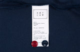 ロマンティッククラウン(ROMANTIC CROWN)COLOR BLOCK HOODIE SHIRT_NAVY