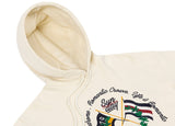 ロマンティッククラウン(ROMANTIC CROWN) SUNDAY SYNDROME FLAG HOODIE_OATMEAL