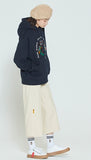 ロマンティッククラウン(ROMANTIC CROWN) SUNDAY SYNDROME FLAG HOODIE_NAVY