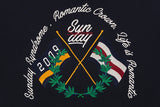ロマンティッククラウン(ROMANTIC CROWN) SUNDAY SYNDROME FLAG HOODIE_NAVY