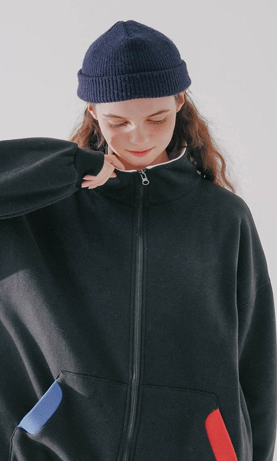 ダブルユーブイプロジェクト(WV PROJECT)  Pound Zip-up Black MJOT7416