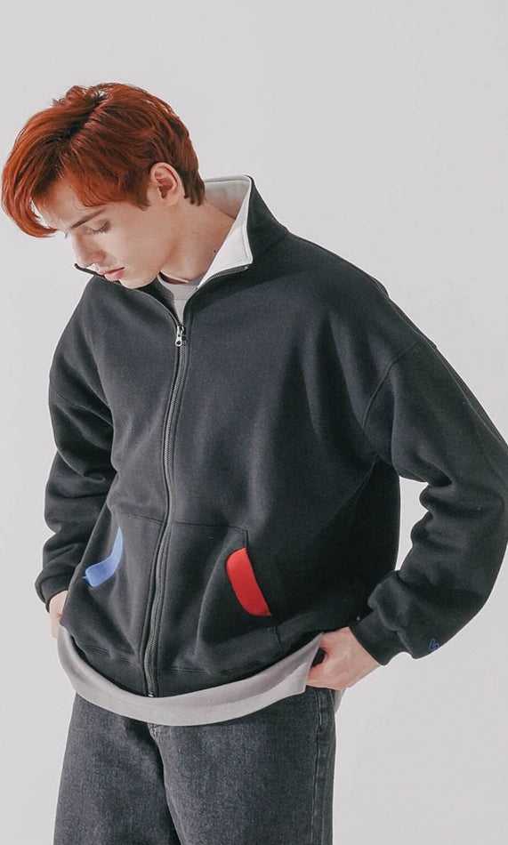 ダブルユーブイプロジェクト(WV PROJECT)  Pound Zip-up Black MJOT7416