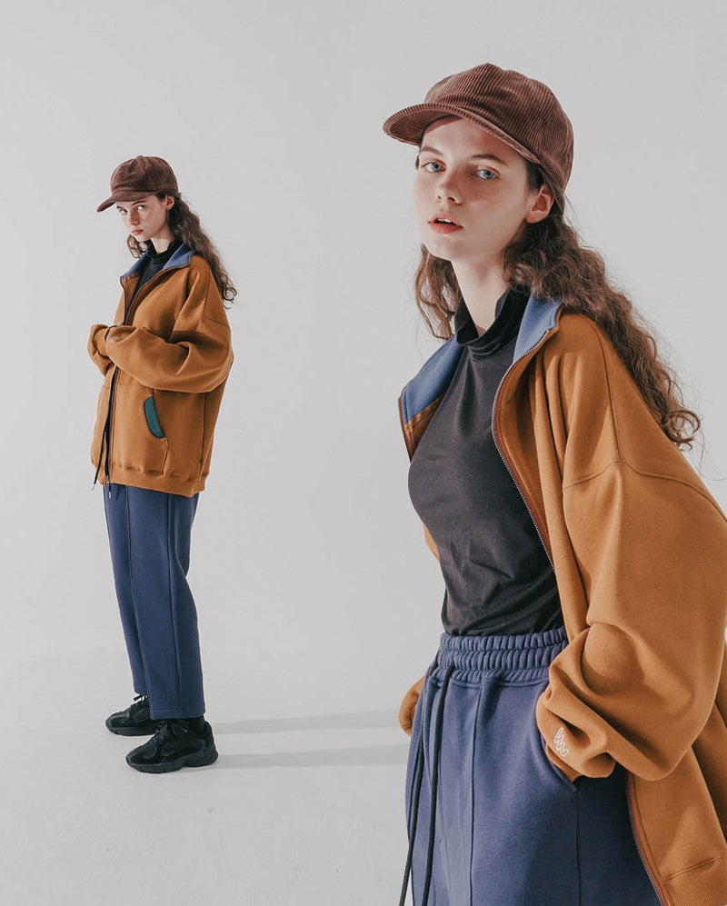 ダブルユーブイプロジェクト(WV PROJECT)  Pound Zip-up Camel MJOT7416