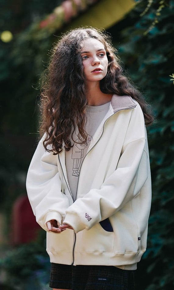 ダブルユーブイプロジェクト(WV PROJECT)  Pound Zip-up Cream MJOT7416