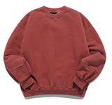 ダブルユーブイプロジェクト(WV PROJECT) Grain Pigment Sweatshirt RedBrown MJMT7435