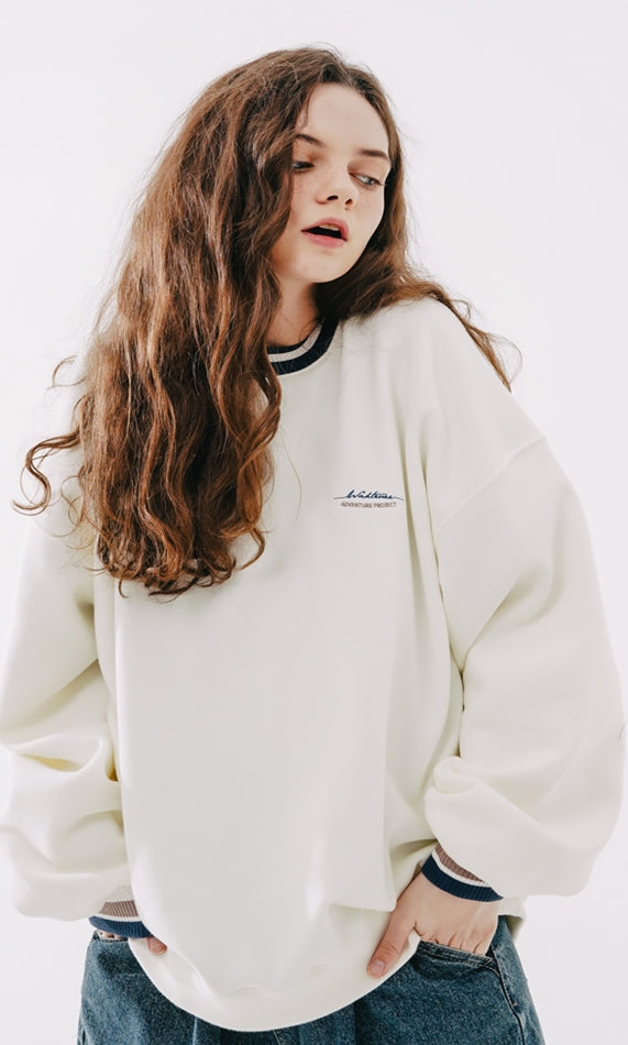 ダブルユーブイプロジェクト(WV PROJECT) Taylor Man-to-Man Cream MJMT7433