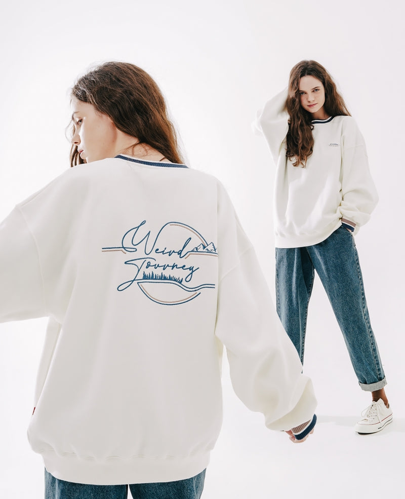 ダブルユーブイプロジェクト(WV PROJECT) Taylor Man-to-Man Cream MJMT7433