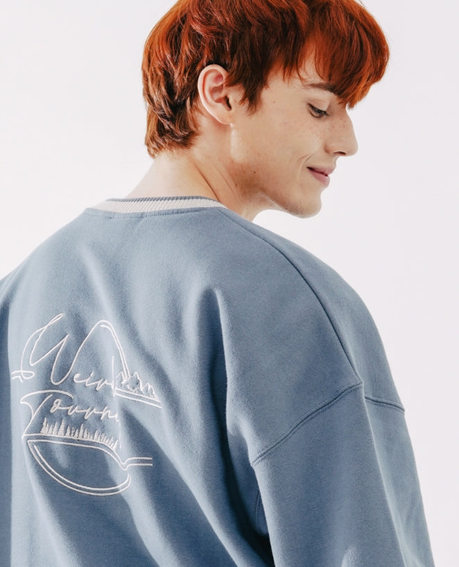 ダブルユーブイプロジェクト(WV PROJECT) Taylor Man-to-Man BlueGrey MJMT7433