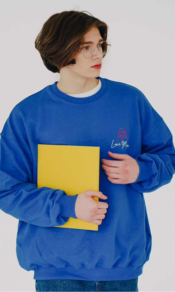 ダブルユーブイプロジェクト(WV PROJECT) Taps Sweatshirt Classic Blue SYMT7368