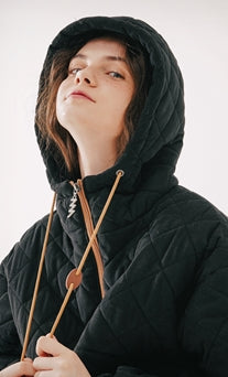 ダブルユーブイプロジェクト(WV PROJECT)  Beombi Quilted Anorak Black MJOT7400