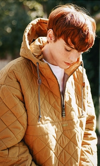 ダブルユーブイプロジェクト(WV PROJECT)  Beombi Quilted Anorak Camel MJOT7400