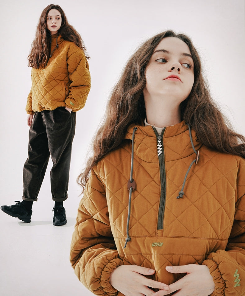 ダブルユーブイプロジェクト(WV PROJECT)  Beombi Quilted Anorak Camel MJOT7400