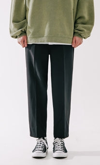 ダブルユーブイプロジェクト(WV PROJECT)  Ciabatta Wide Banding Slacks Balck CJLP7425