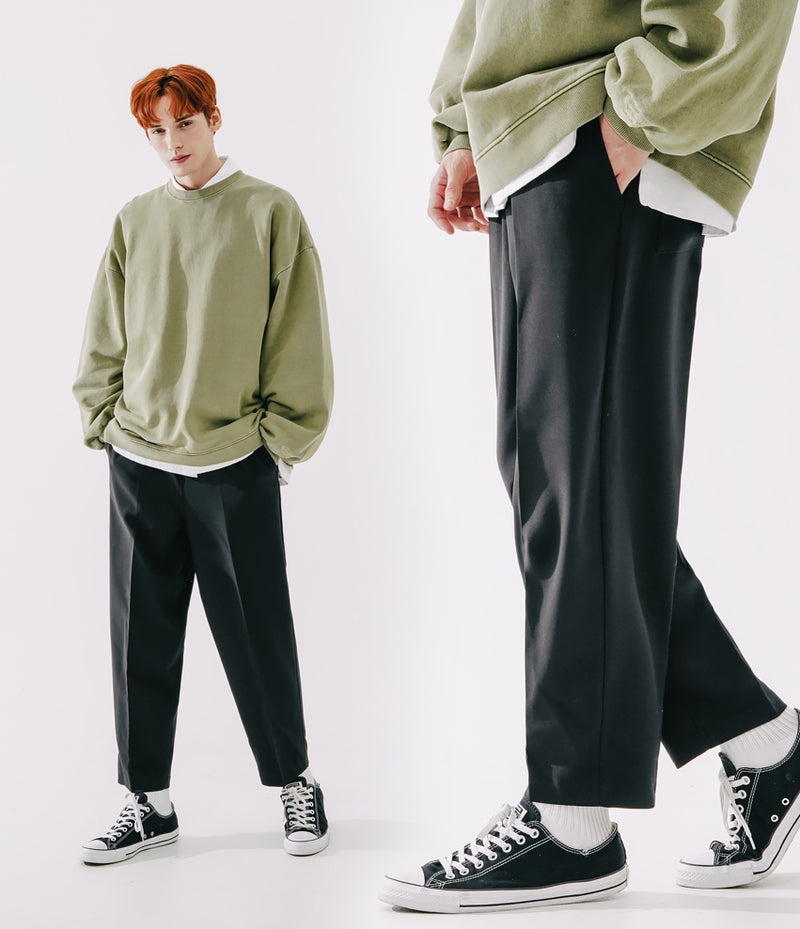 ダブルユーブイプロジェクト(WV PROJECT)  Ciabatta Wide Banding Slacks Balck CJLP7425