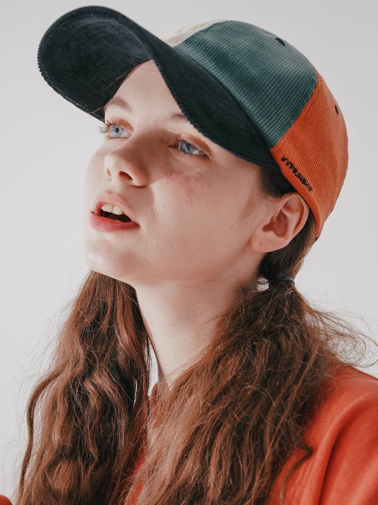 ダブルユーブイプロジェクト(WV PROJECT) Roll Corduroy Ball Cap Black MJAC7411