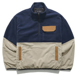 パーステップ(PERSTEP) CORDUROY POKET HALF ZIP-UP JACKET BEIGE SMOT4375