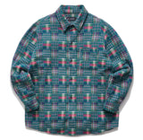 パーステップ(PERSTEP) SQUARE PATCH SHIRT GREEN SMLS4379