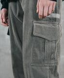 パーステップ(PERSTEP) POCKET CORDUROY PANTS GREY JULP4384