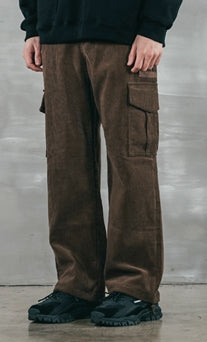 パーステップ(PERSTEP) POCKET CORDUROY PANTS BROWN JULP4384