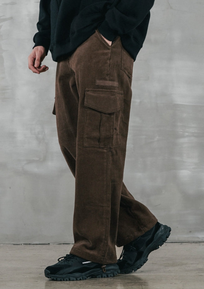 パーステップ(PERSTEP) POCKET CORDUROY PANTS BROWN JULP4384