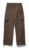 パーステップ(PERSTEP) POCKET CORDUROY PANTS BROWN JULP4384