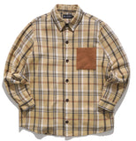 パーステップ(PERSTEP) TOPIC CHECK SHIRT BEIGE SMLS4380