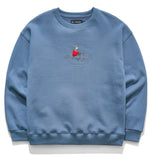 パーステップ(PERSTEP) NEW GROUND SWEATSHIRT BLUE GREY SMMT4385