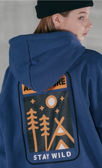 パーステップ(PERSTEP) ADVENTURE HOODIE NAVY DEHD4381