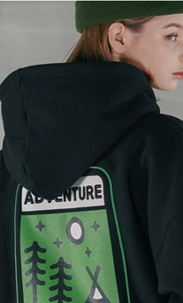 パーステップ(PERSTEP) ADVENTURE HOODIE BLACK DEHD4381