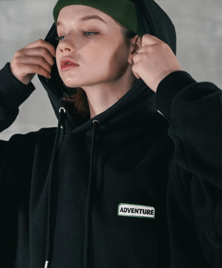 パーステップ(PERSTEP) ADVENTURE HOODIE BLACK DEHD4381