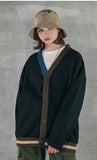 パーステップ(PERSTEP) BASIC COTTON CARDIGAN BLACK SMOT4378