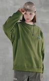 パーステップ(PERSTEP) CARRY ON SWEATSHIRT OLIVE SMMT4383