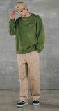 パーステップ(PERSTEP) CARRY ON SWEATSHIRT OLIVE SMMT4383