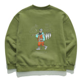 パーステップ(PERSTEP) CARRY ON SWEATSHIRT OLIVE SMMT4383