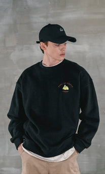 パーステップ(PERSTEP) CARRY ON SWEATSHIRT BLACK SMMT4383