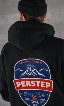 パーステップ(PERSTEP) HIGHER HOODIE BLACK MSHD4382