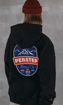 パーステップ(PERSTEP) HIGHER HOODIE BLACK MSHD4382