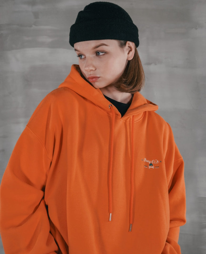 パーステップ(PERSTEP) HIGHER HOODIE ORANGE MSHD4382
