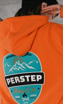 パーステップ(PERSTEP) HIGHER HOODIE ORANGE MSHD4382