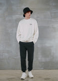 パーステップ(PERSTEP) SEMI CIRCLE MOUNTAIN SWEATSHIRT IVORY BJMT4367