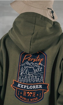 パーステップ(PERSTEP) NEVERSHOP HOODIE KHAKI JUHD4374