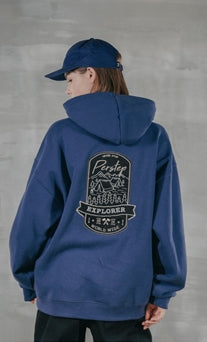パーステップ(PERSTEP) NEVERSHOP HOODIE NAVY JUHD4374